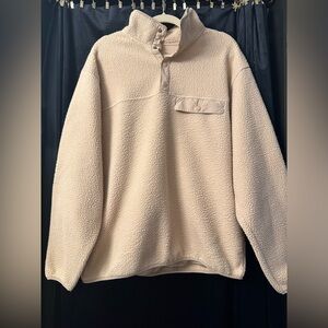 Goodfellow & Co Beige Fleece Jacket